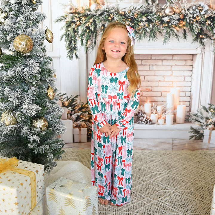 Belle Bows WIDE LEG ROMPER - Gigi and Max