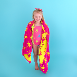 Brittany Smiley Faces BEACH TOWEL - Gigi and Max