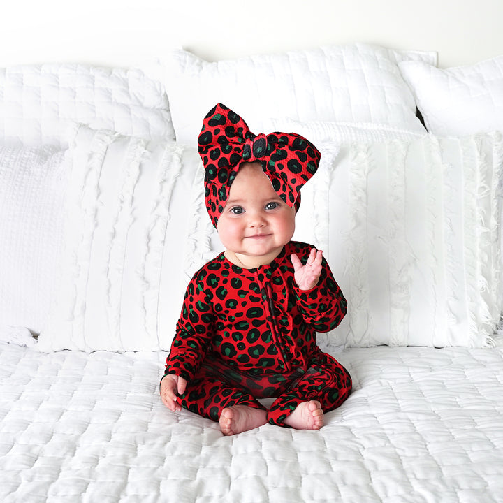 Chloe Leopard RUFFLE ZIP - Gigi and Max