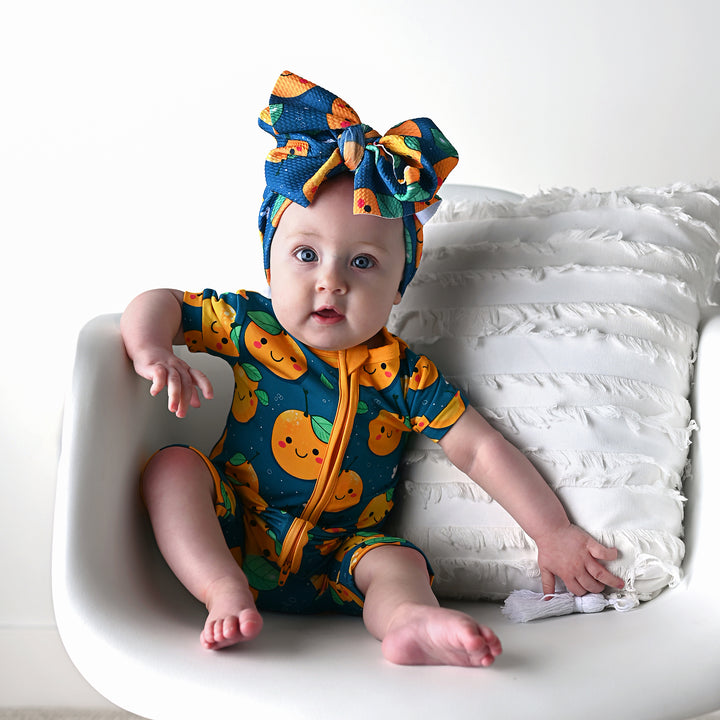 Cutie Orange HEADWRAP - Gigi and Max