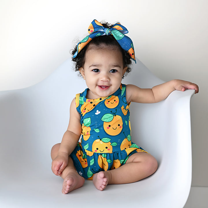 Cutie Orange CLIP BOW - Gigi and Max