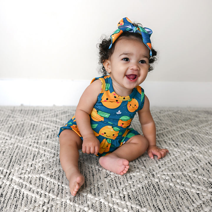 Cutie Orange CLIP BOW - Gigi and Max