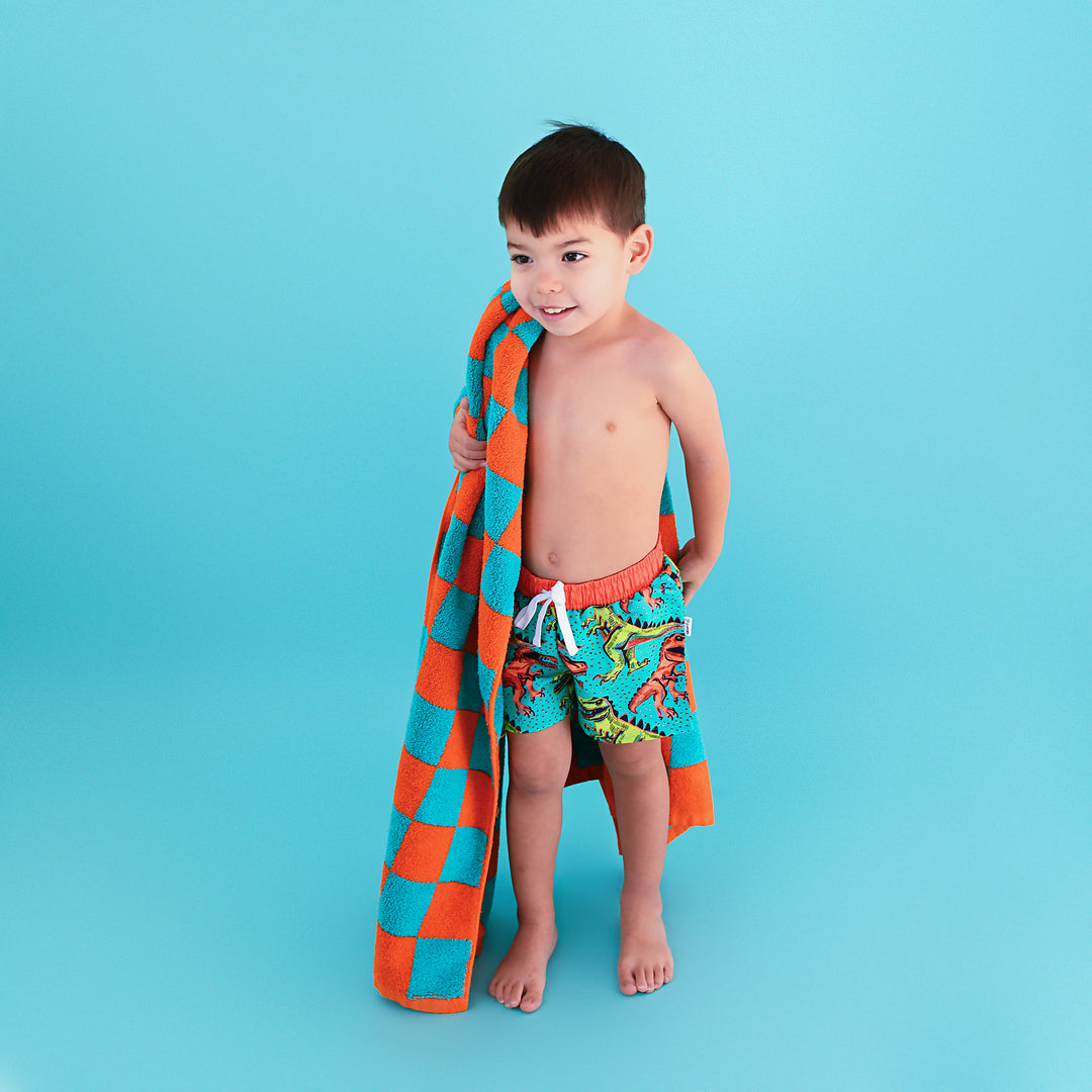 Spencer Checks BEACH TOWEL - Gigi and Max