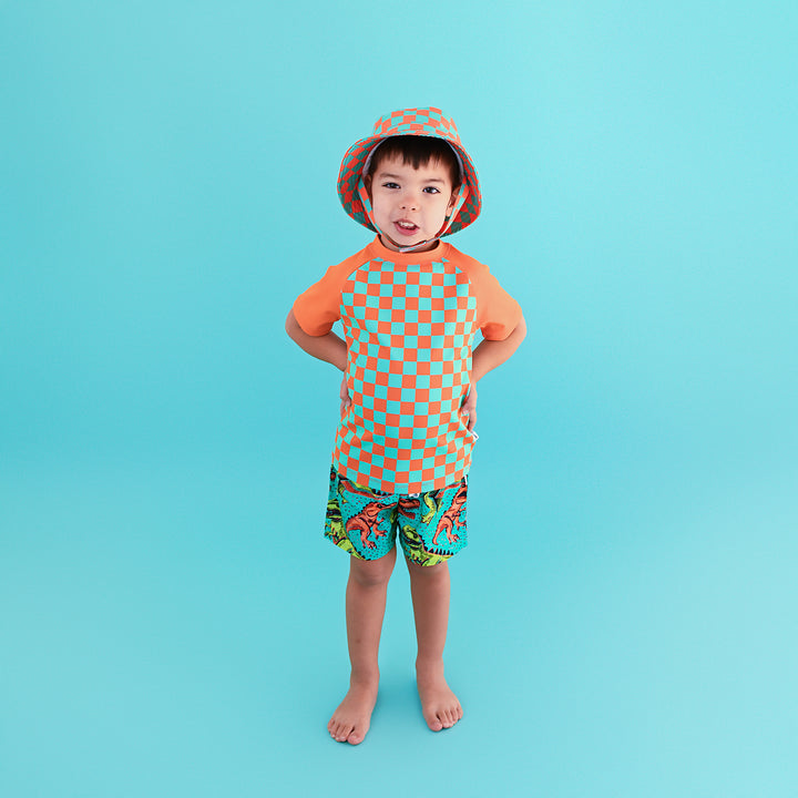 Spencer Checks SWIM SHIRT - Gigi and Max