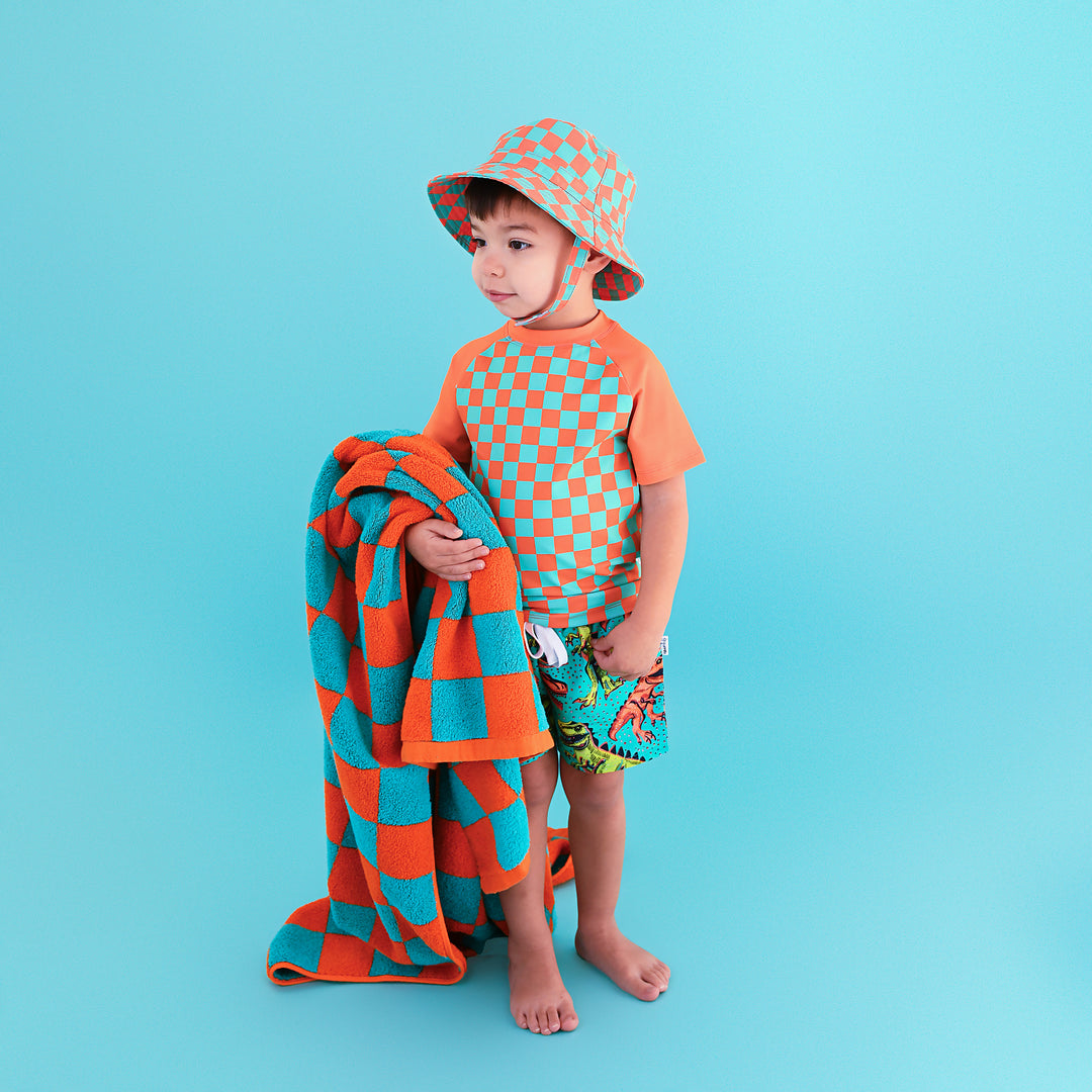 Spencer Checks BEACH TOWEL - Gigi and Max