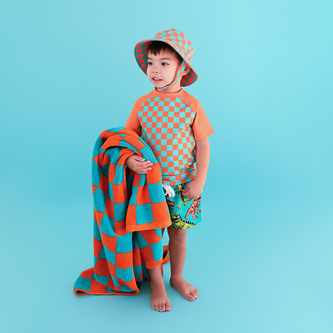 Spencer Checks BEACH TOWEL - Gigi and Max