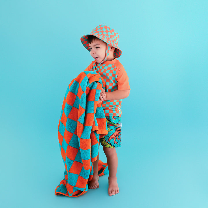 Spencer Checks BEACH TOWEL - Gigi and Max