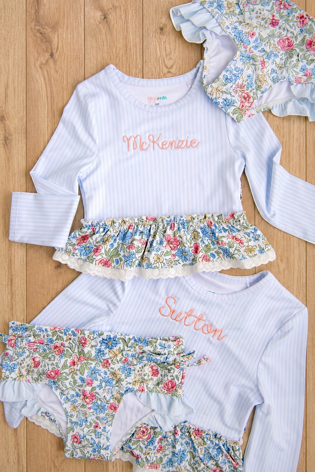 Vera RASH GUARD TWO PIECE SWIM SET