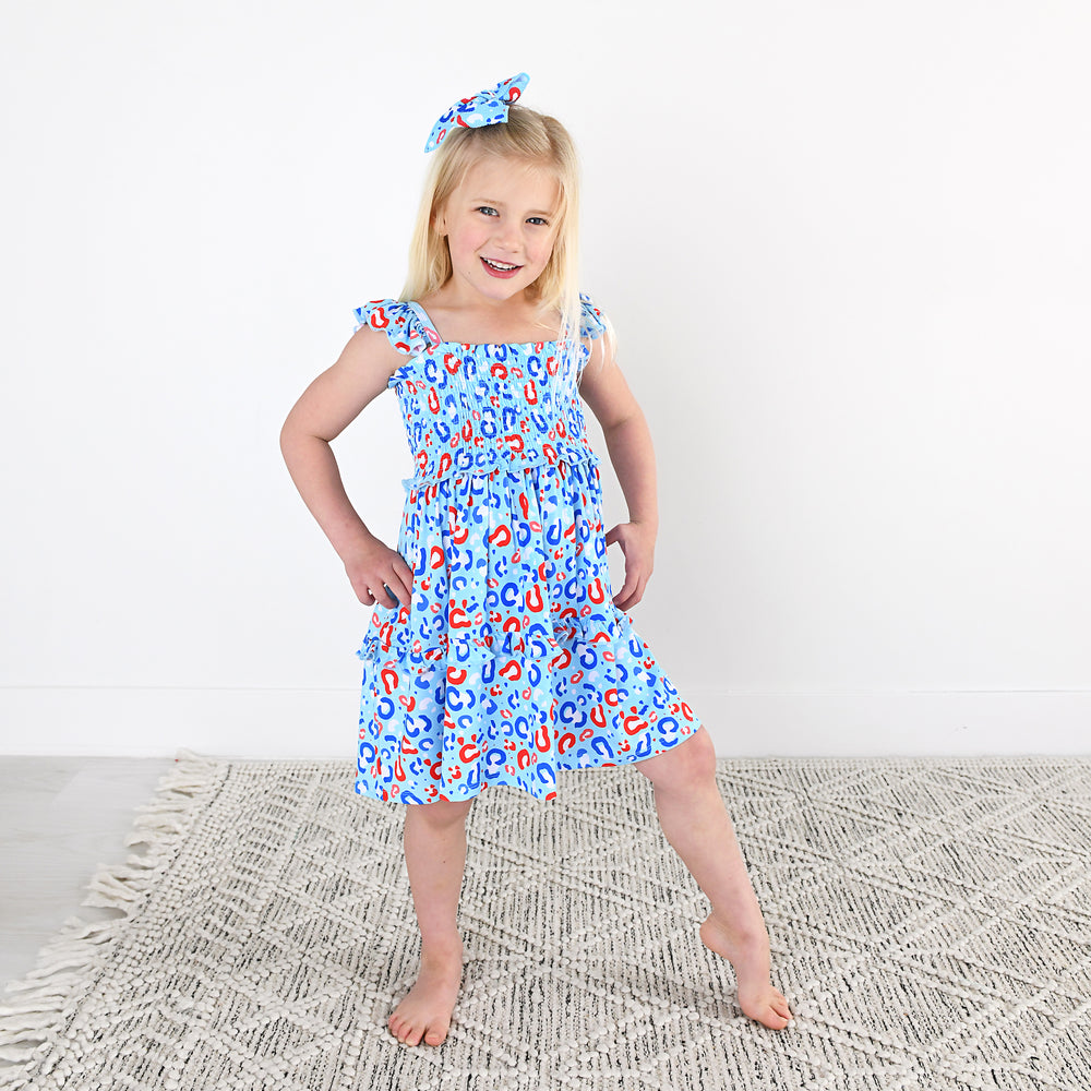 Kinsley Leopard CLIP BOW - Gigi and Max