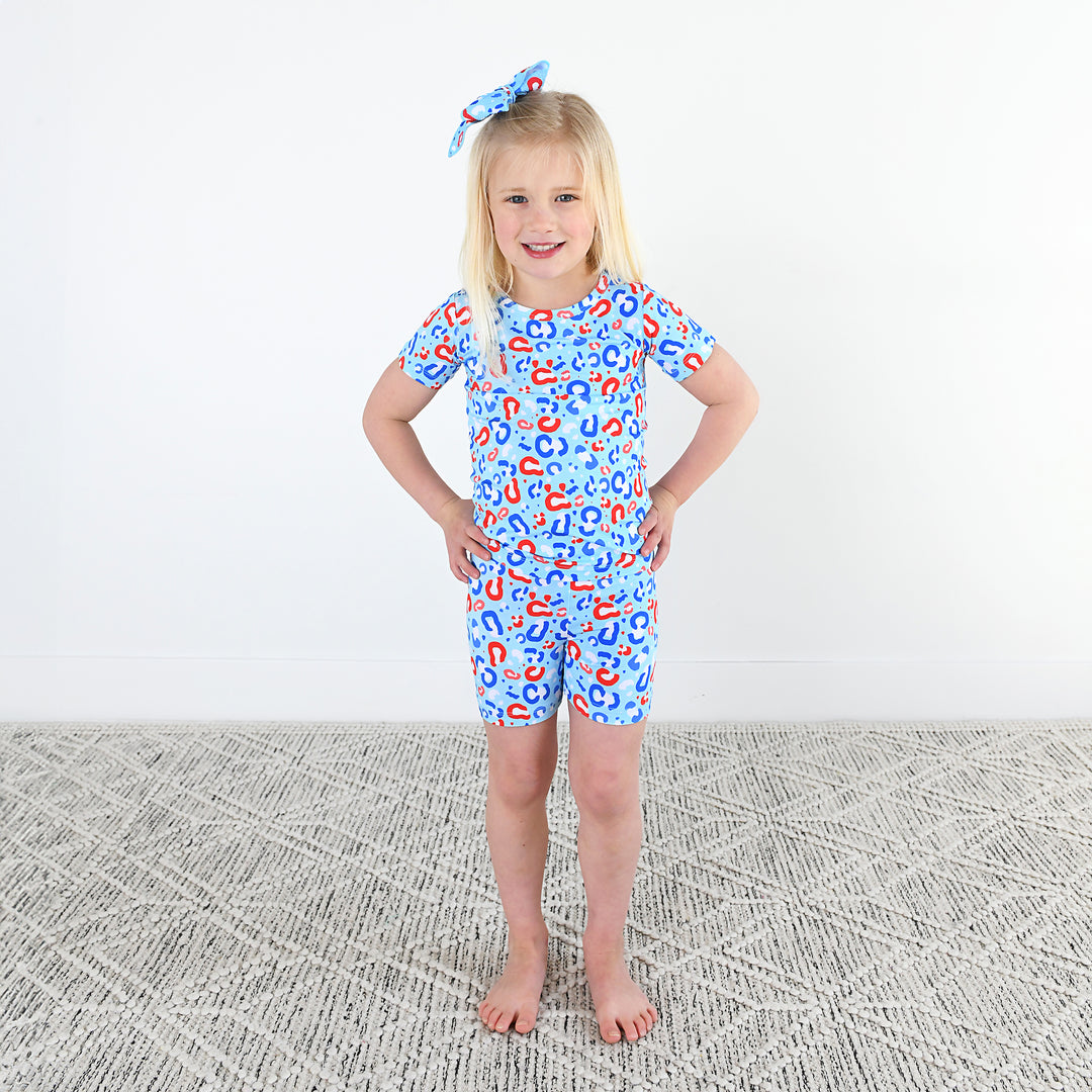Kinsley Leopard CLIP BOW - Gigi and Max