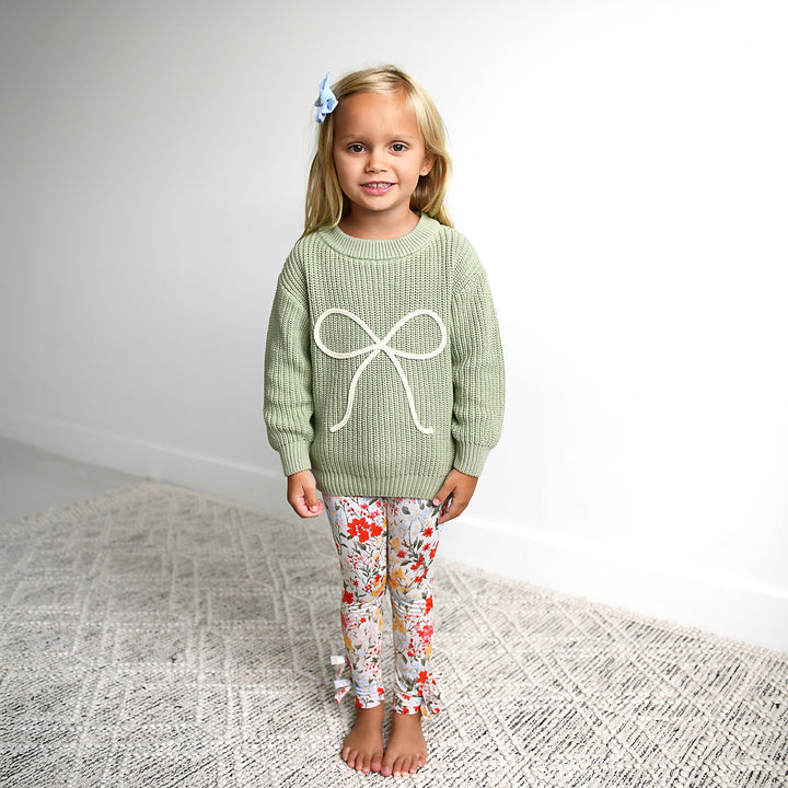 Lottie BOW LEGGINGS - Gigi and Max