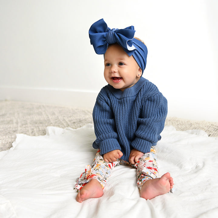 Steel Blue SWEATER - Gigi and Max
