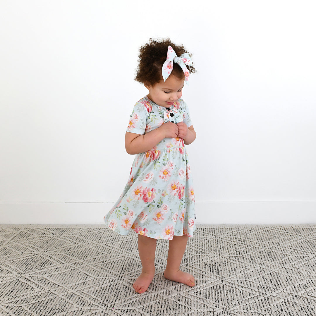 Mae Floral CLIP BOW - Gigi and Max