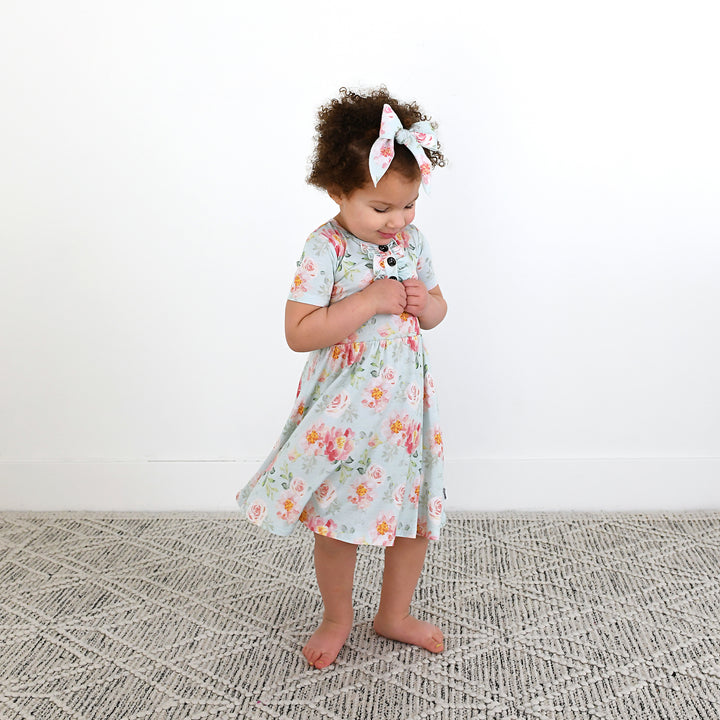 Mae Floral CLIP BOW - Gigi and Max