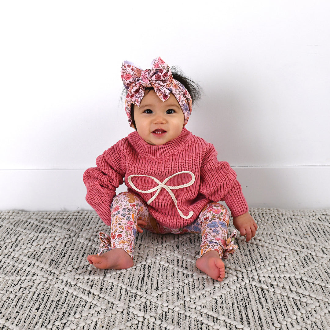 Meadow Floral Bunny HEADWRAP - Gigi and Max