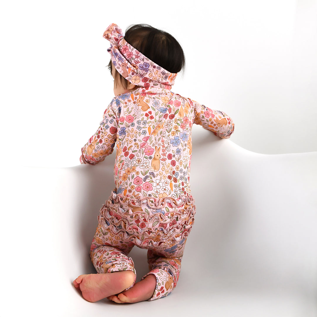Meadow Floral Bunny HEADWRAP - Gigi and Max