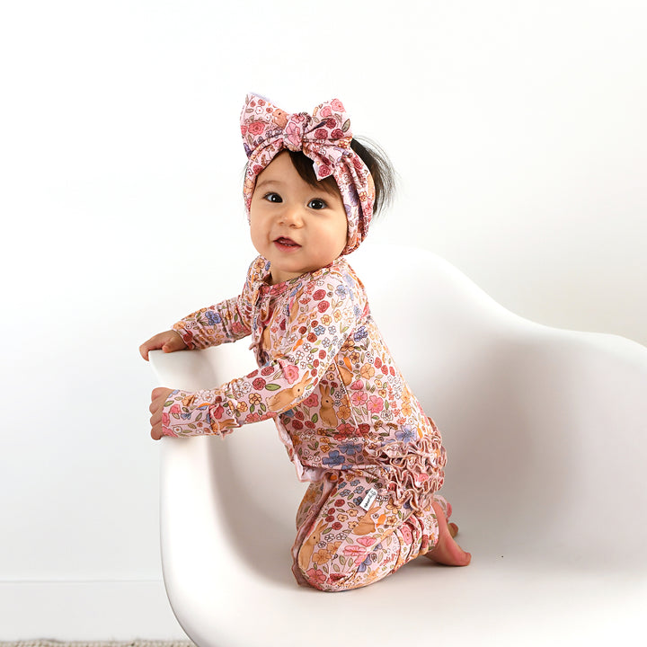 Meadow Floral Bunny HEADWRAP - Gigi and Max