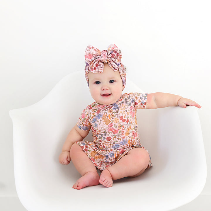 Meadow Floral Bunny HEADWRAP - Gigi and Max