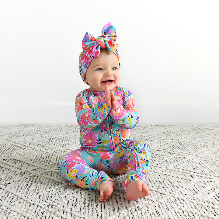 Megan Floral HEADWRAP - Gigi and Max