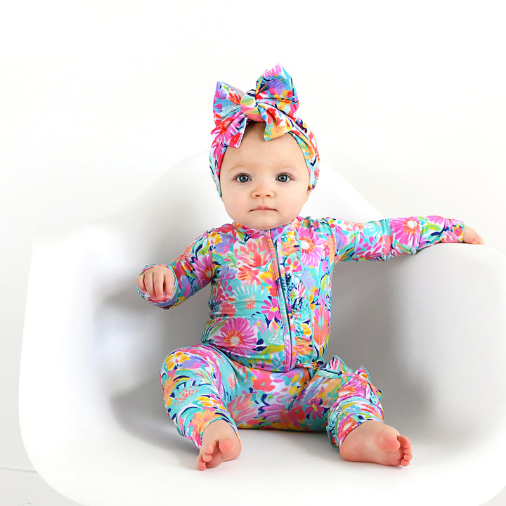 Megan Floral HEADWRAP - Gigi and Max