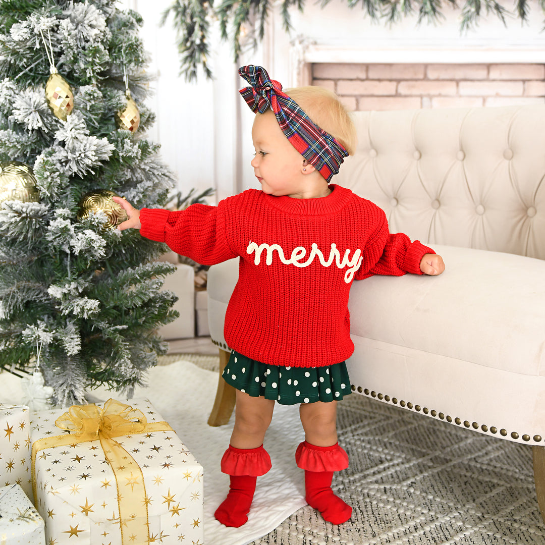Merry Red SWEATER - Gigi and Max