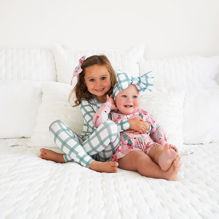 Joy Green Plaid RUFFLE TWO PIECE - Gigi and Max