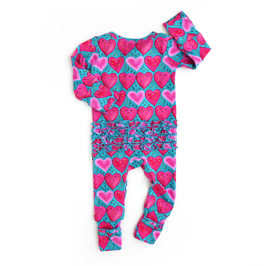 Alaina Heart RUFFLE ZIP - Gigi and Max
