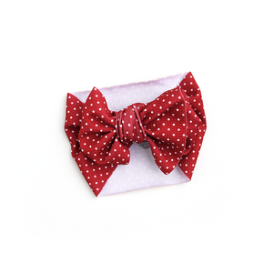 Ivy Red Dot HEADWRAP - Gigi and Max