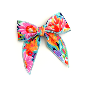 Megan Floral CLIP BOW - Gigi and Max