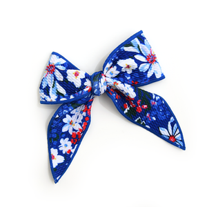 Presley Floral CLIP BOW - Gigi and Max