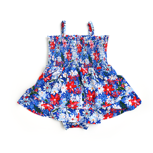 Presley Floral SMOCKED TIERED TUTU - Gigi and Max