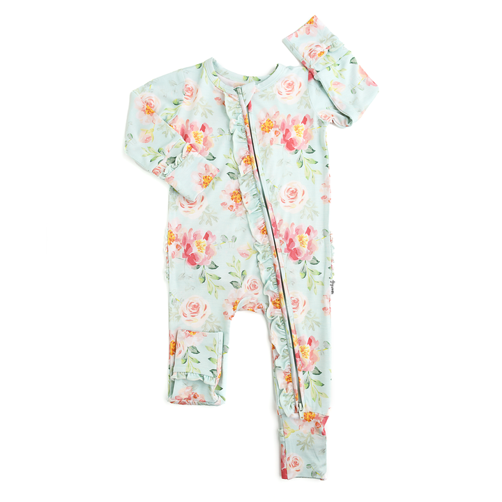 Mae Floral RUFFLE ZIP - Gigi and Max
