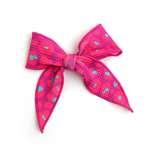 Tara Leopard CLIP BOW - Gigi and Max