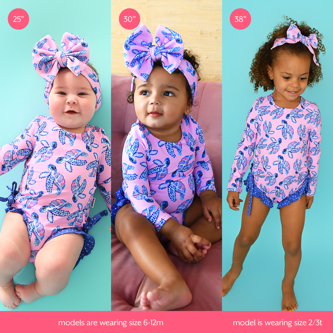 Waverly LONG SLEEVE RASH GUARD SWIMSUIT - Gigi and Max