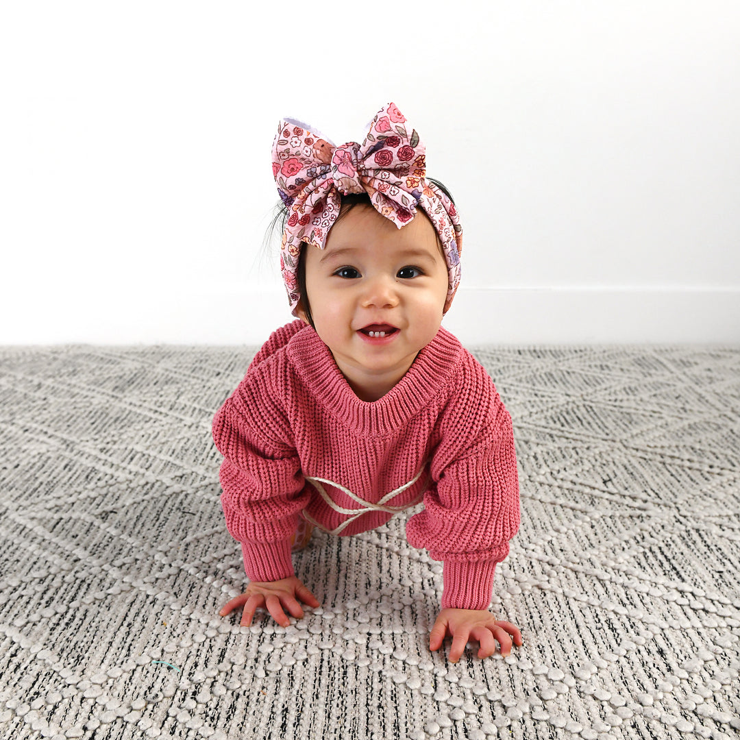Meadow Floral Bunny HEADWRAP - Gigi and Max
