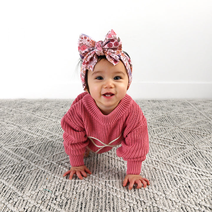 Meadow Floral Bunny HEADWRAP - Gigi and Max