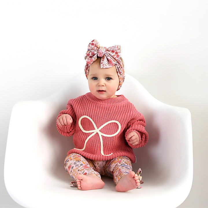 Meadow Floral Bunny HEADWRAP - Gigi and Max
