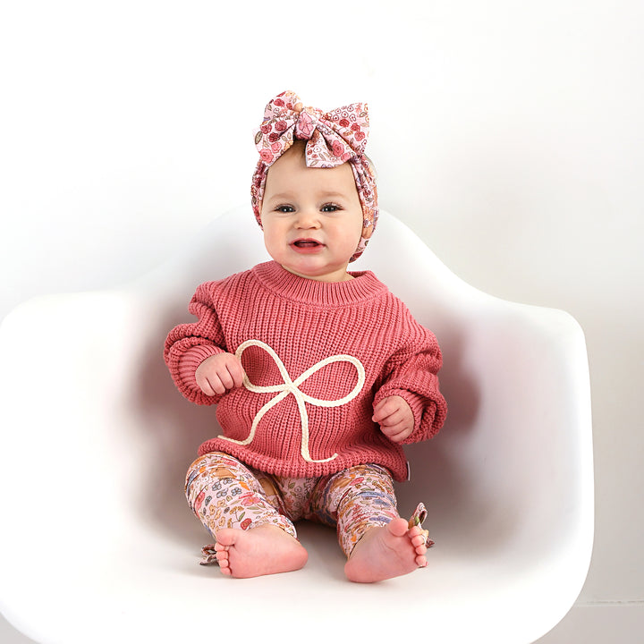Meadow Floral Bunny HEADWRAP - Gigi and Max