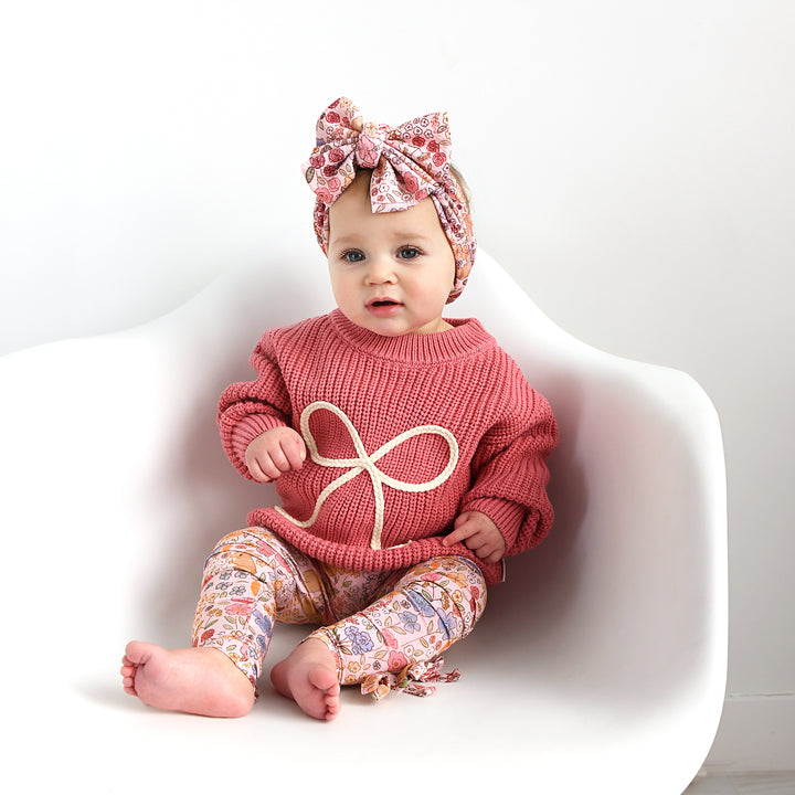 Meadow Floral Bunny HEADWRAP - Gigi and Max
