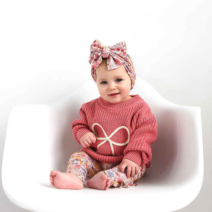 Meadow Floral Bunny HEADWRAP - Gigi and Max