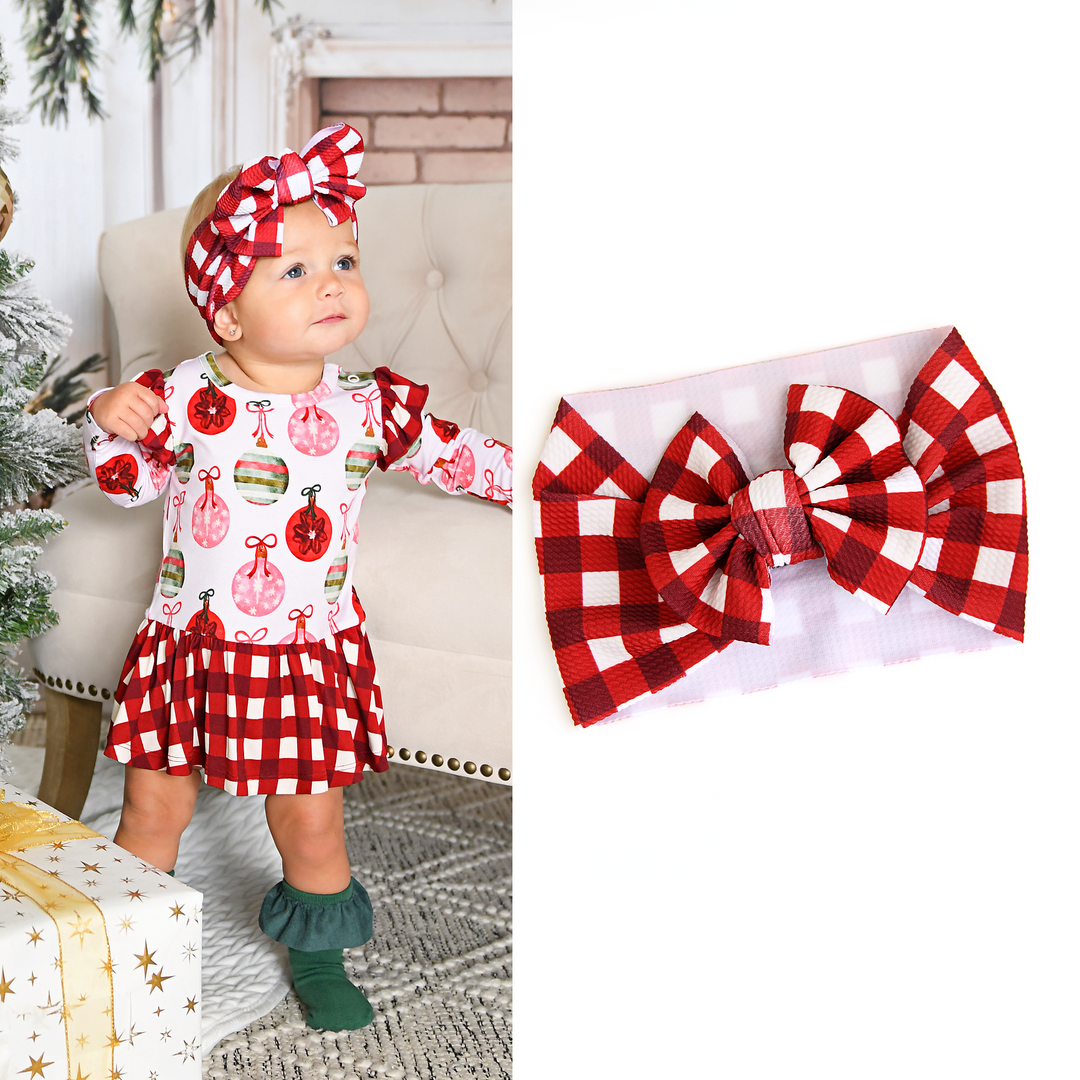 Emery Plaid HEADWRAP - Gigi and Max