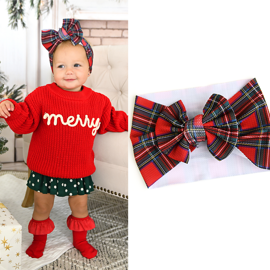 Holland Plaid HEADWRAP - Gigi and Max