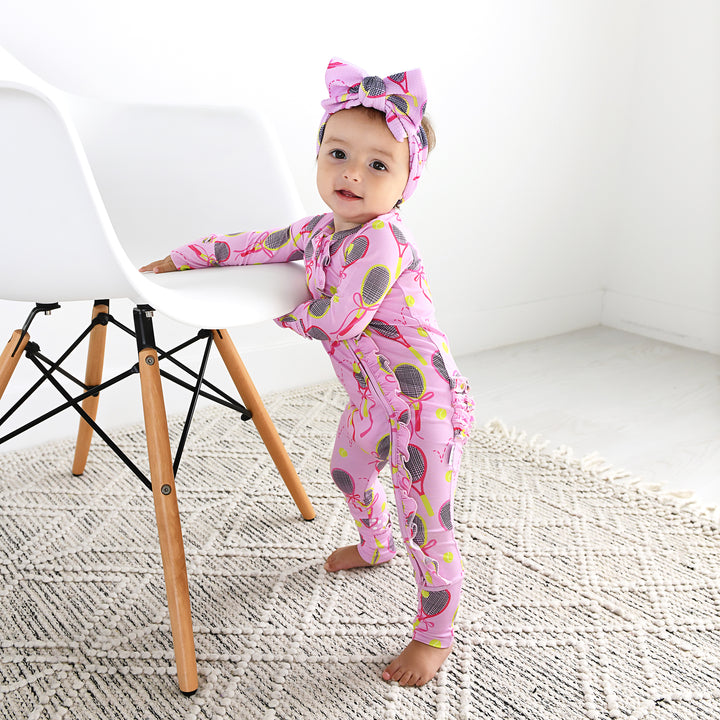 Serena Pink Tennis HEADWRAP - Gigi and Max