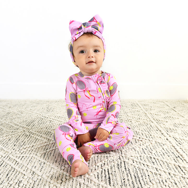 Serena Pink Tennis HEADWRAP - Gigi and Max