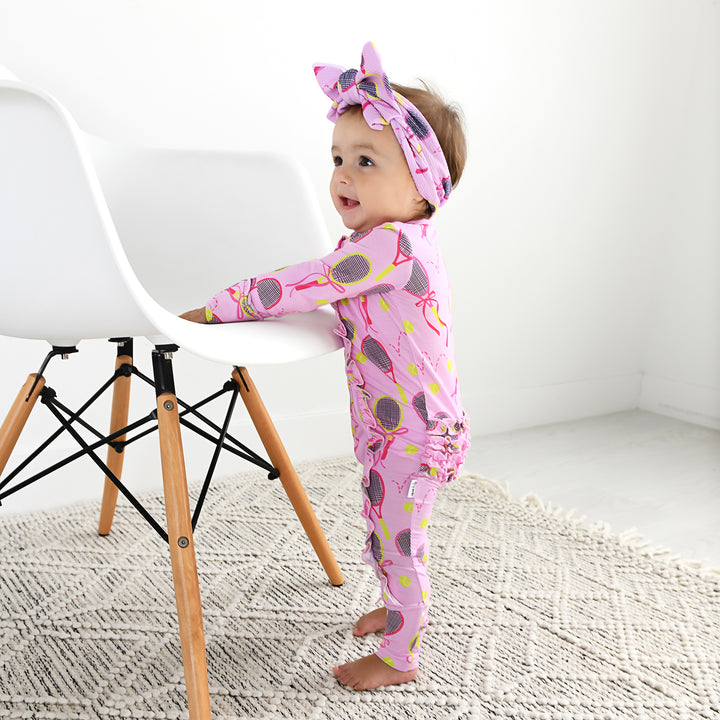 Serena Pink Tennis HEADWRAP - Gigi and Max