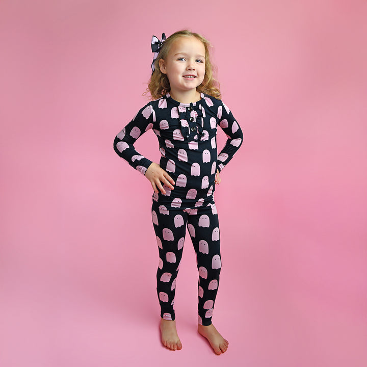 Shade Black Ghost CLIP BOW - Gigi and Max