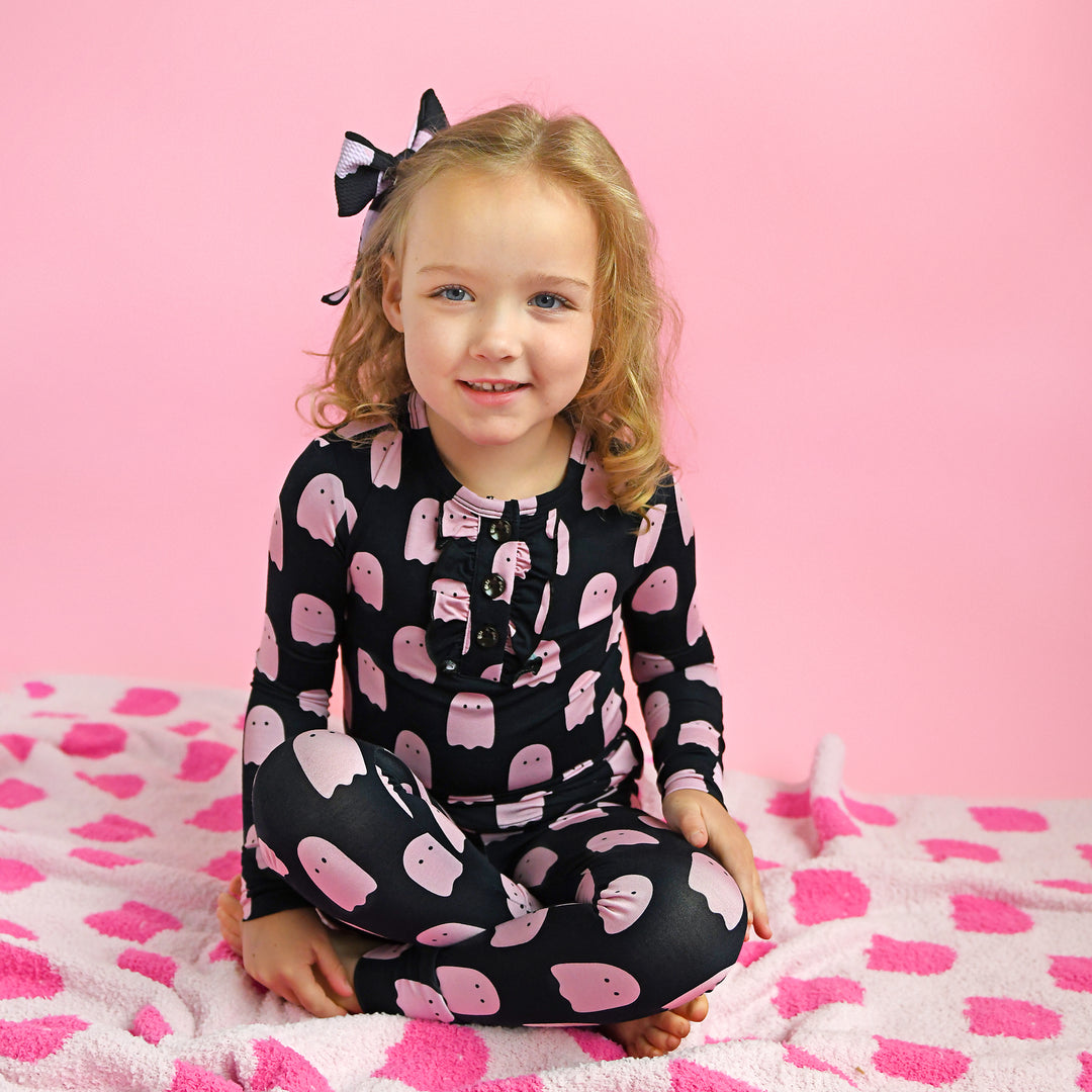 Shade Black Ghost CLIP BOW - Gigi and Max