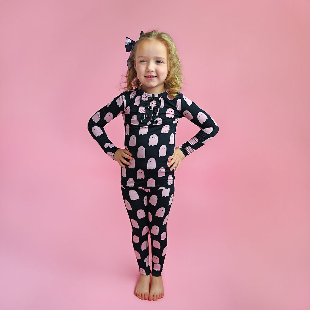 Shade Black Ghost CLIP BOW - Gigi and Max