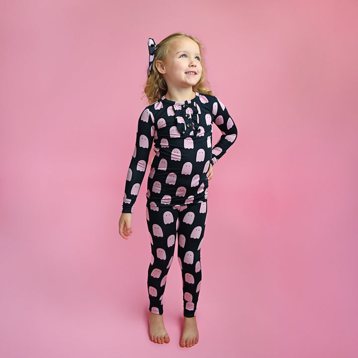 Shade Black Ghost CLIP BOW - Gigi and Max