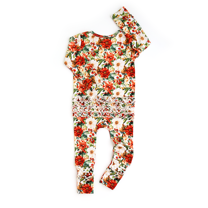 Winter Berry V RUFFLE ZIP - Gigi and Max